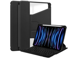 Capa Com Teclado Bluetooth Para Ipad 11 A16 2025/de 10 Geração