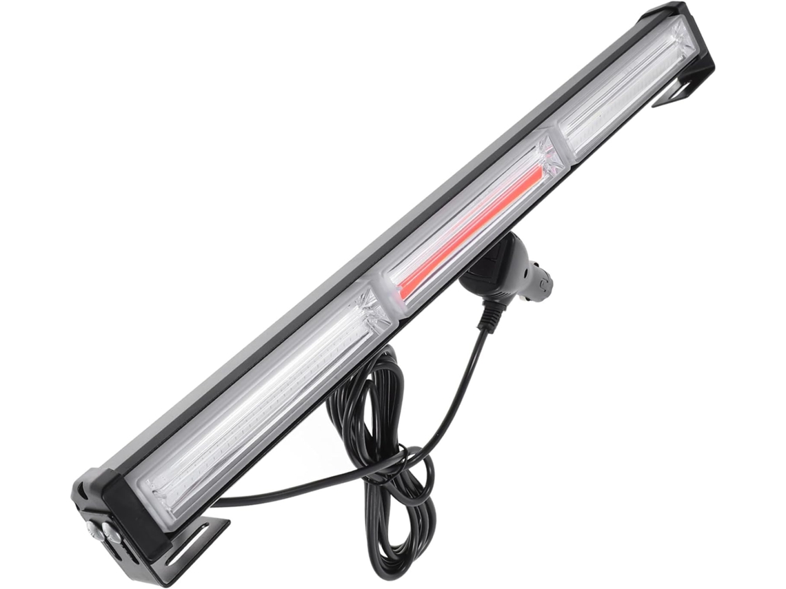 Luzes Estroboscópicas De Led Cob 3 Segmentos Magiclulu, Em Liga De Alumínio, Nas Cores Vermelha E Azul, Para Veículos