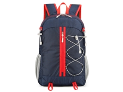 Mochila Dobrável Multifuncional Casual (azul Escuro) Com Grande Capacidade.