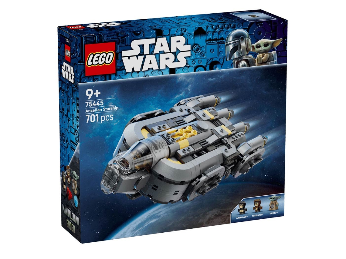 Lego® 75445 Star Wars Nave Estelar Anzellana com 3 Figuras e Grogu