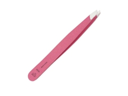 Braçadeiras Premax Aço Inoxidável Ponta Inclinada Cor de Rosa 9 Cm