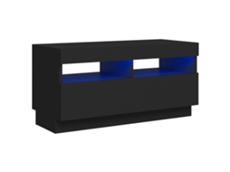 Tv Cabinet, Tv Cabinets Vidaxl Preto Madeira Processada (n/a)