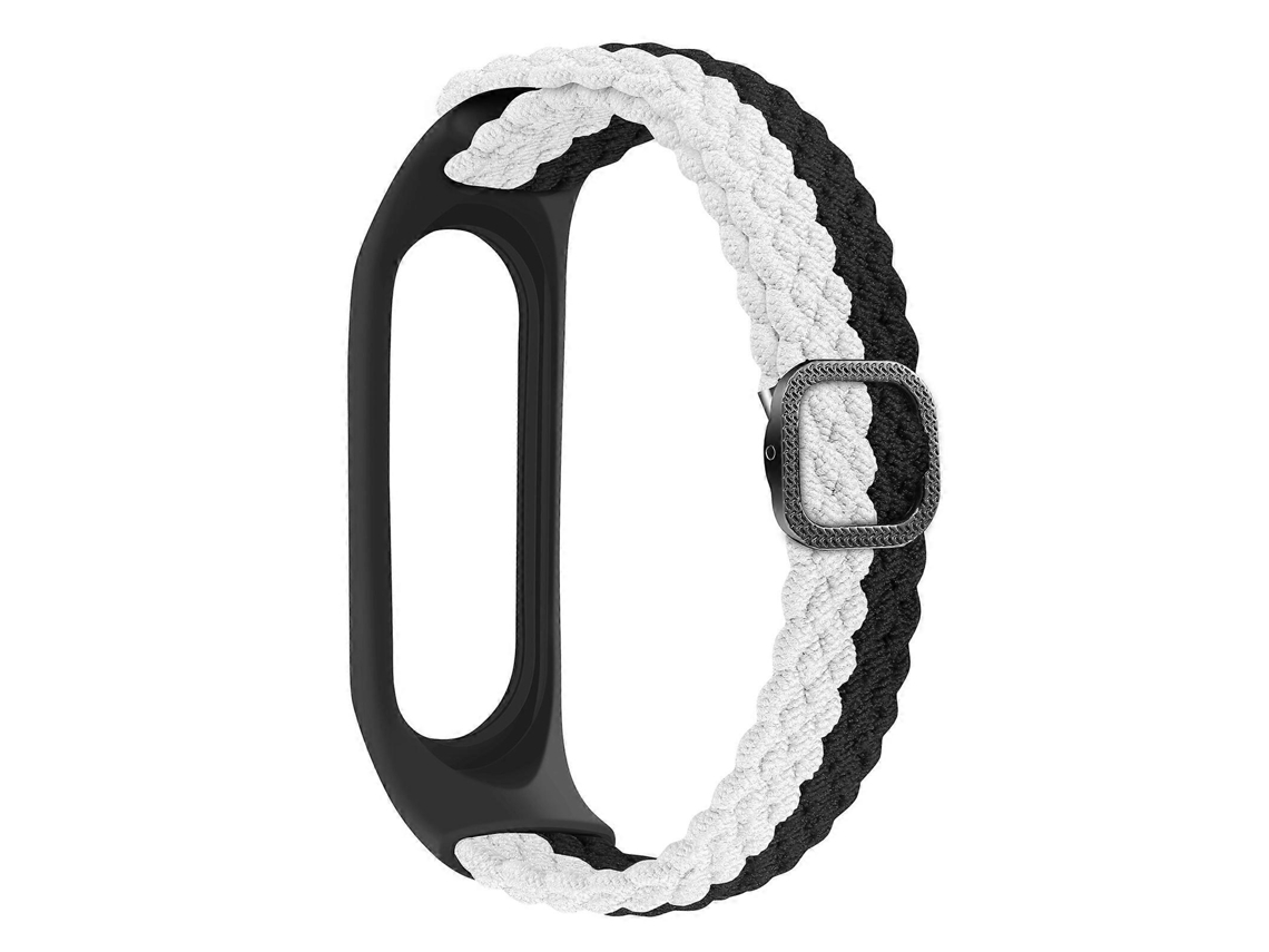 Pulseira Trançada Listrada Para Xiaomi Mi Band 6/5