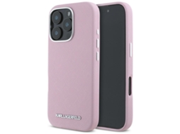 Capa Karl Lagerfeld Saffiano Completamente Envolta Para Iphone 16 Pro Max Para Magsafe