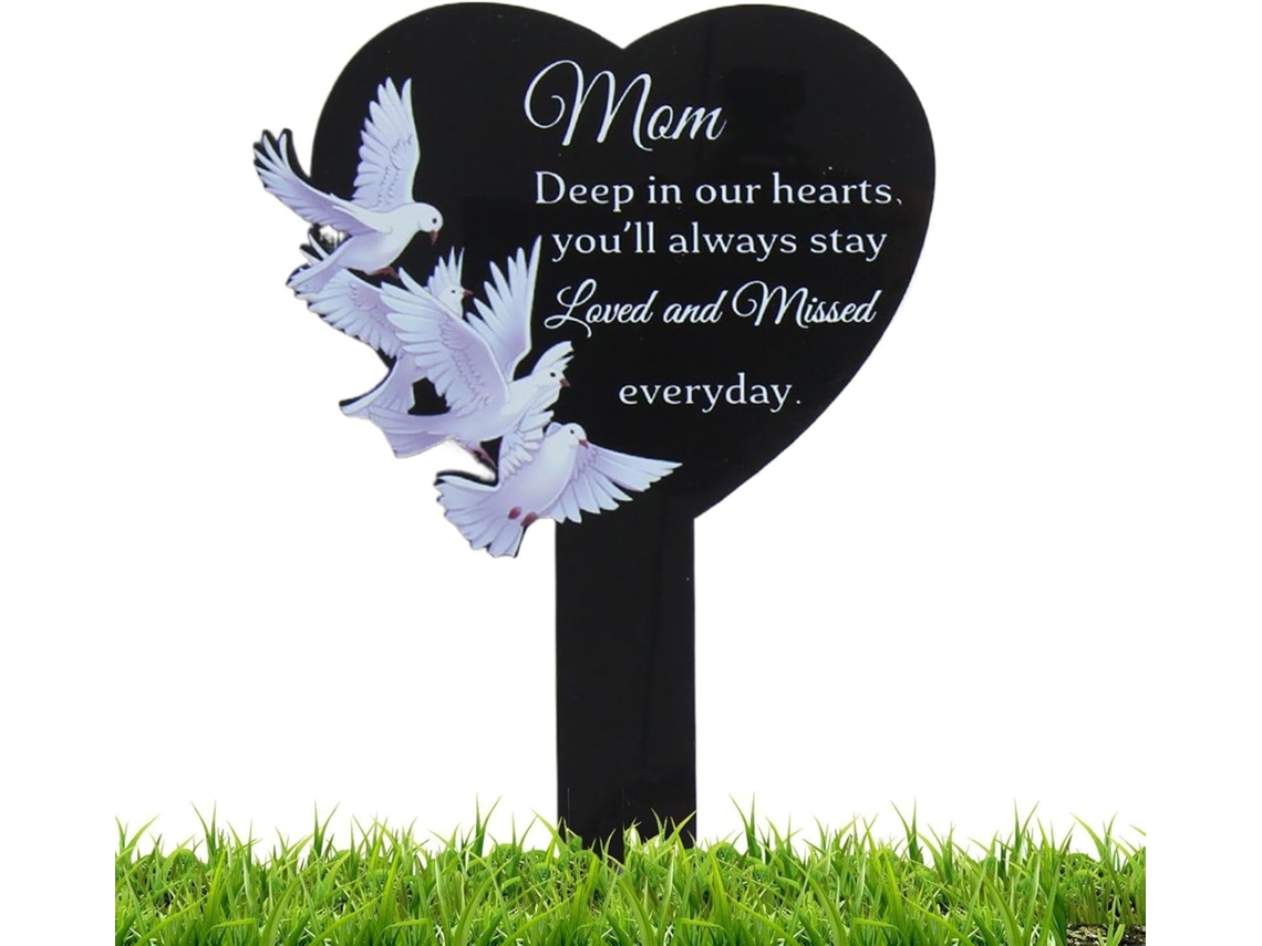 Memorial Genérico em Sincera Memória da Mãe e do Pai, Design Elegante, com Marcador, À Prova D'água e Fácil de CHABERLU