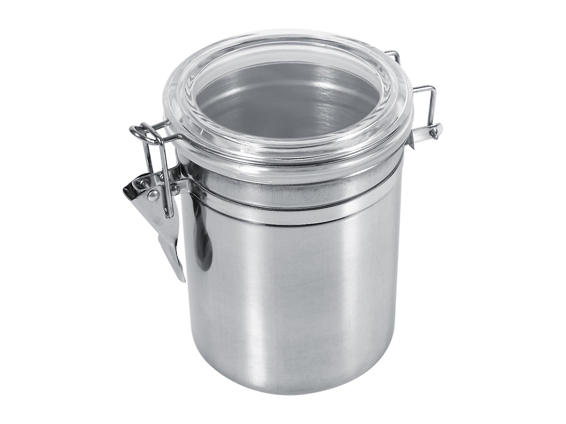 Recipiente Para Armazenamento, Em Aço Inoxidável, Para Café, Açúcar, Para Organização Doméstica Na Cozinha E Bancada