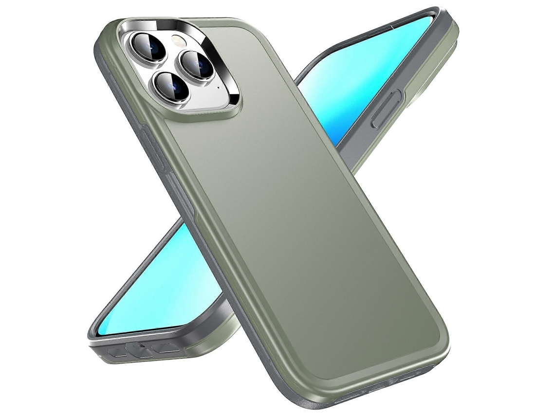 Capa De Celular Dupla Cor Sólida Com Armadura Para Iphone 13 Pro Max