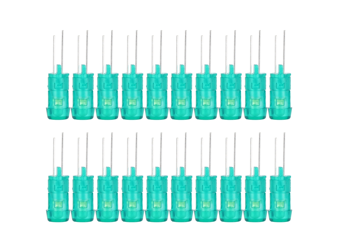 Conjunto de 20 LEDs de 3mm para projetos eletrônicos, luz emissora