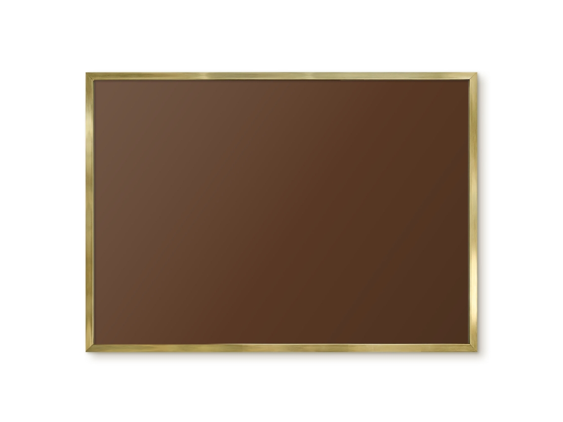 Quadro magnético de parede cinza escuro para quarto Espelharte (70x50 cm)