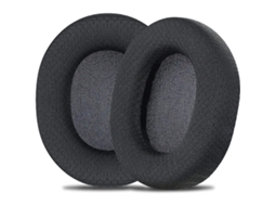 Set 2 Almofadas Zruxe Para Auscultadores Steelseries Arctis (respiráveis, Substituição, Pretas)