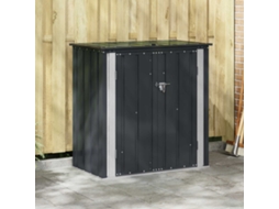 Vidaxl Caixa De Armazenamento Para Jardim Preto 101,5 X 57 X 100,5 Cm