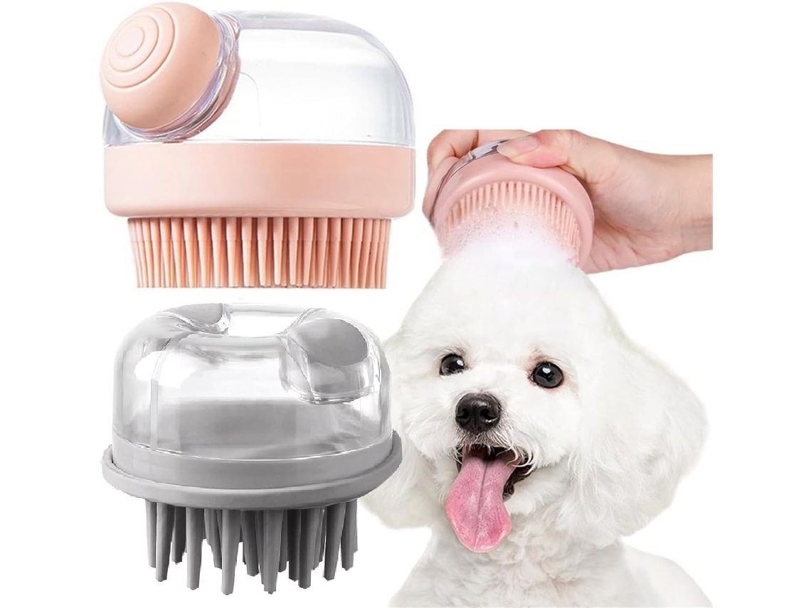 Lurelia Escova De Silicone Para Banho De Cuidado Corporal, Silicone Macio, Cerdas Macias E Pega Ergonómica, Uso Diário Essencial