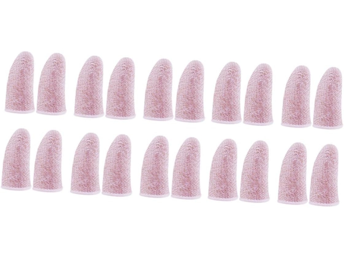 Protetores De Dedo Sewacc Em Fibra Carbono Para Celulares, Proteção Contra Suor, 13 Pares, Rosa, Tamanho Único, Para