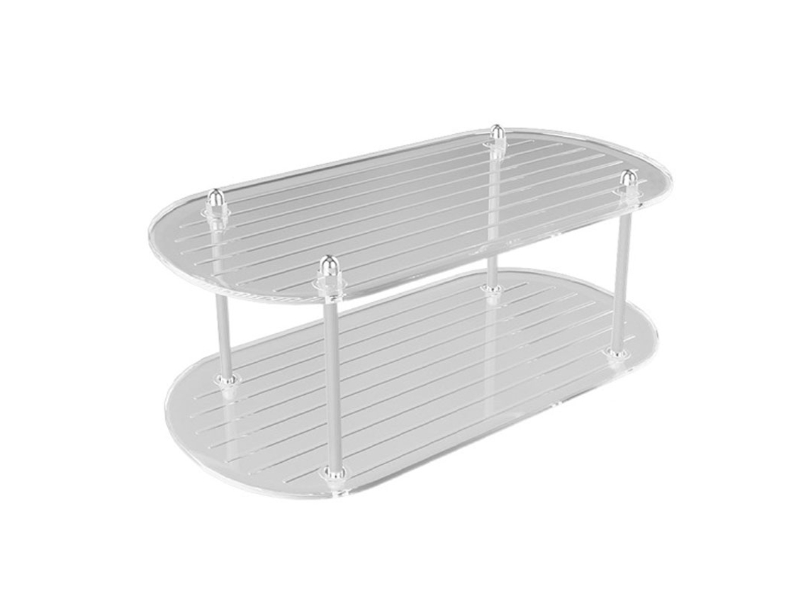 Organizador de maquiagem 2 camadas, bancada, 5.9x11.8x7.9in | S/MARCA