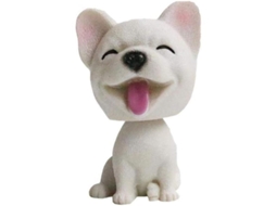 Figura de cachorrinho balançando a cabeça em resina decoração criativa para carro acessório móvel