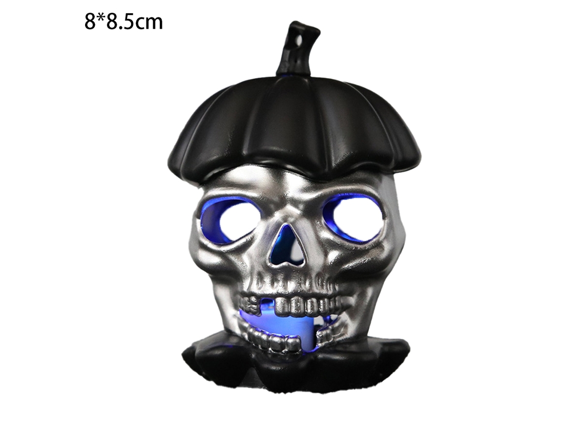 2Pcs Abóbora de Plástico com Luz para Decoração de Halloween NEVEANCE