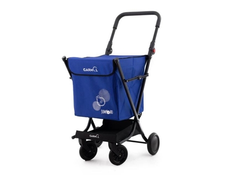 Carrinho De Compras Jumbo Rodas Giratórias Travel GARMOL Rojo