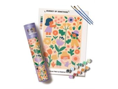 Livro Kids Paint by Numbers Flower Patch de Journey of Something (Inglês)