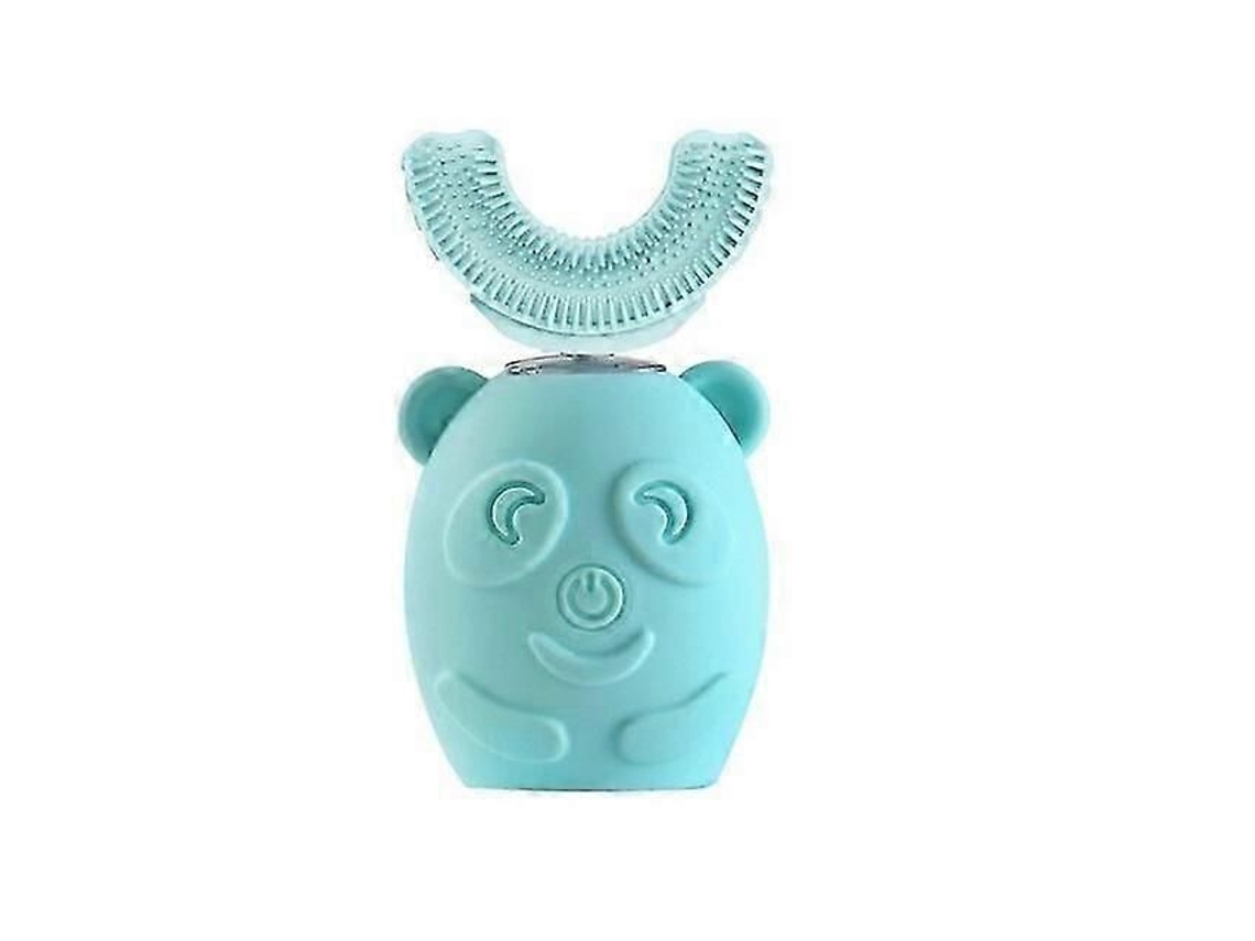 Escova De Dentes Elétrica Infantil Com Estampa De Urso, Carregamento Usb Tipo U