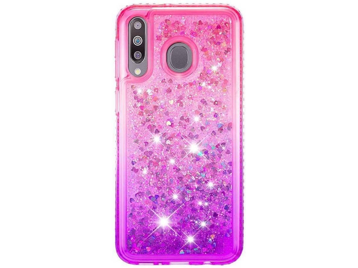 Capa Samsung Galaxy M30 HONGWE. Rosa/Roxo