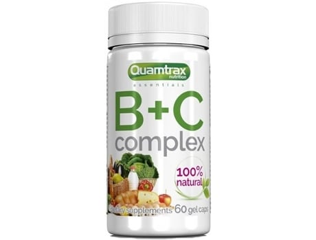 Suplemento Alimentar QUAMTRAX ESSENTIALS Vitamina B + C Complex