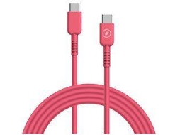 Cabo MUVIT USB-C a USB-C (3A/60W 1.2M Magenta)