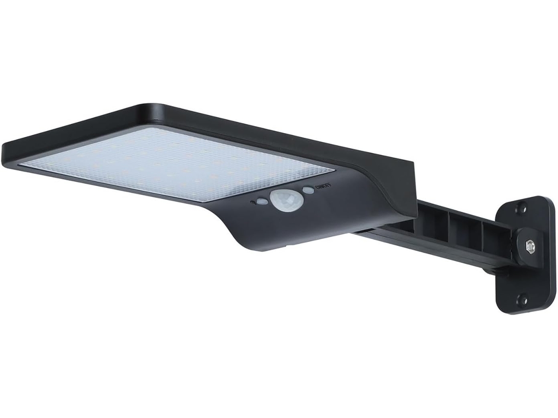 Luminária Solar De Rua Com 48 Leds, Sensor De Movimento, À Prova