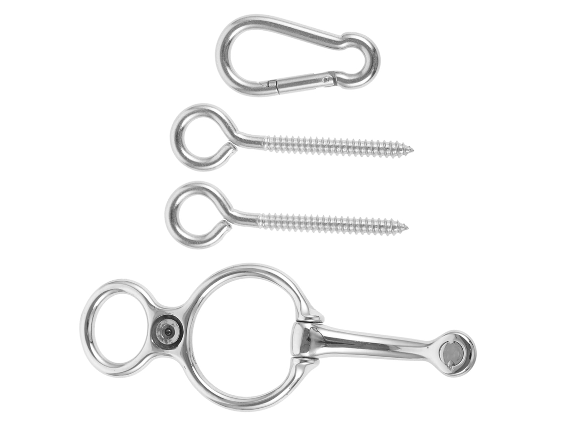Argola De Amarração Resistente Para Cavalos, Fácil De Usar.