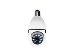 Câmara de Vigilância Remota Residencial Visão Panorâmica de 360 Graus - HD Night Vision Preto