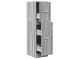 Móvel Boticário Derivados Madeira Cinzento Sonoma MAISON EXCLUSIVE (30x41x118 cm)