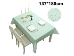 Toalha de Mesa Xadrez – Toalha de Mesa Quadrada de Pvc À Prova D'Água À Prova de Óleo Capas de Mesa Laváveis para Jantar Verde 137 X 180 Cm