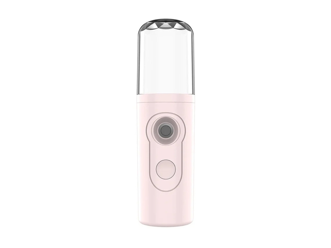 Beleza Facial Vaporizador de Viagem Umidificador Mini Vapor Facial Portátil Pulverizador Facial Instrumento Hidratante Rosa YIZHOOD