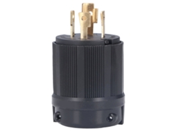 Conector com Trava Pa66 em Plástico e Latão, 4 Furos, para Gerador de Secadora, 30a 277v 480v BRILVIBERA