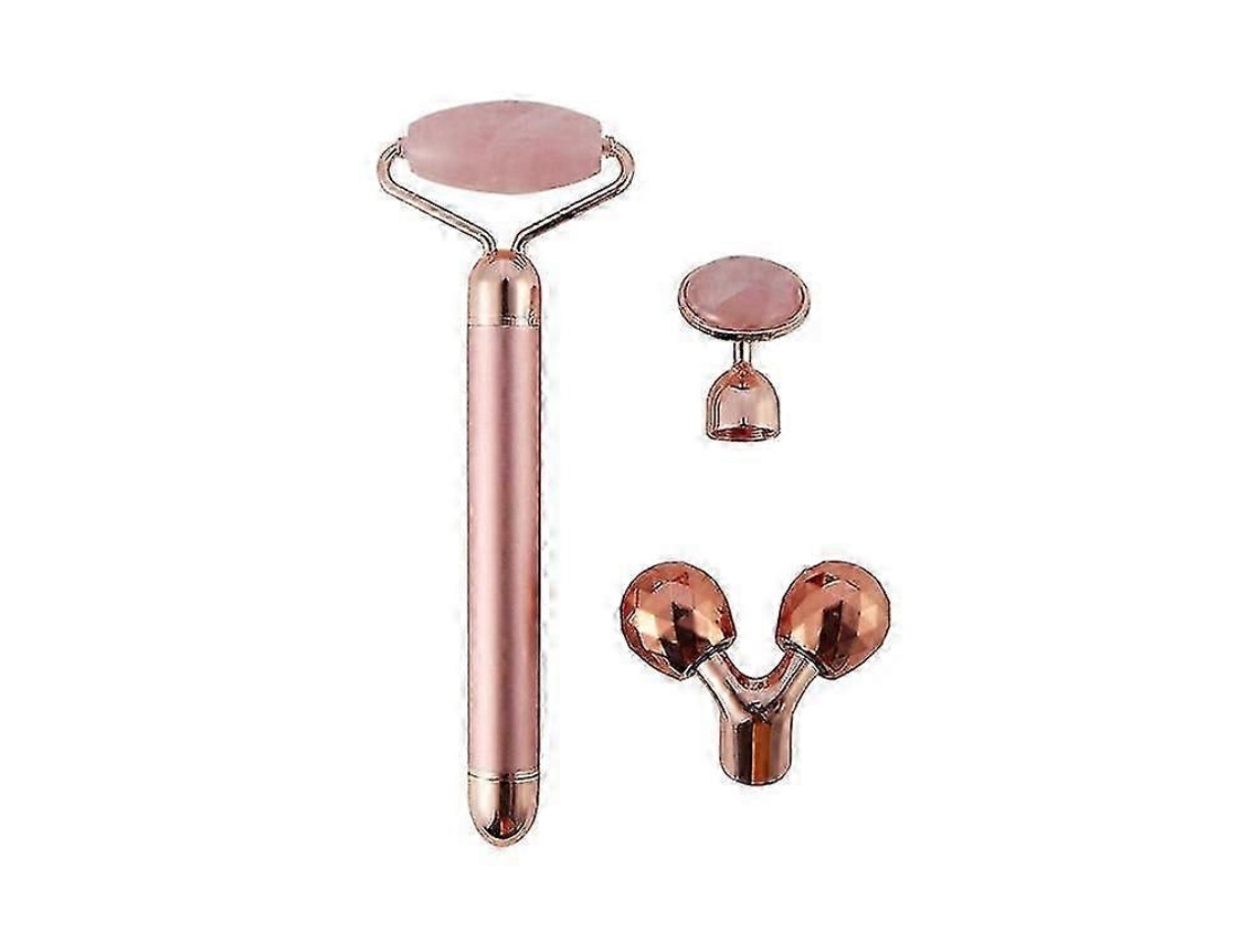 Massageador Facial Elétrico com Rolo de Jade, 3 em 1 GOKOCO