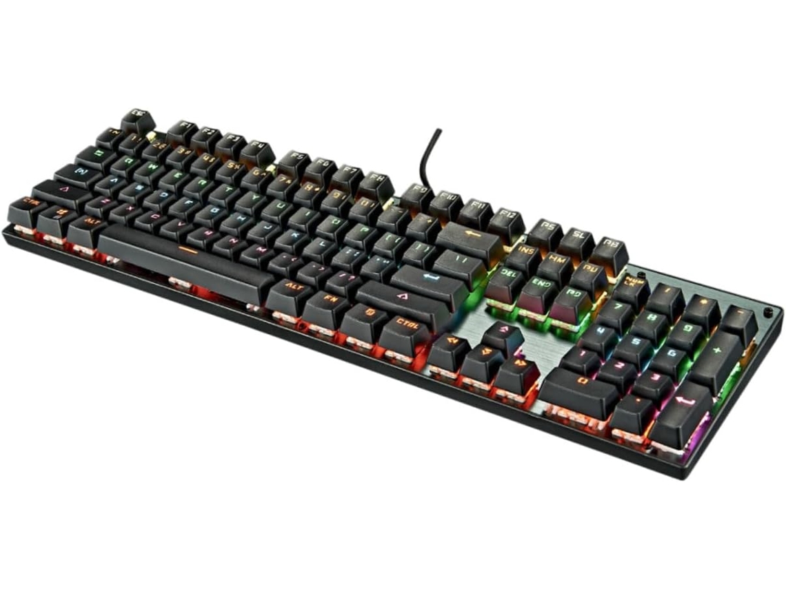 Teclado Mecânico Para Jogos Com Retroiluminação Rgb E Teclas Anti-ghosting.