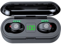 Auriculares Bluetooth True Wireless GOJOY f9 (In Ear - MicroAuriculares - Preto)