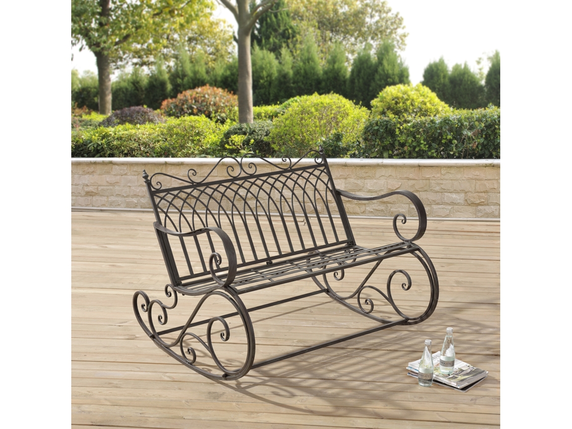 Banco de Exterior [EN.CASA] (Metal - Verde - 85x113x95 cm)