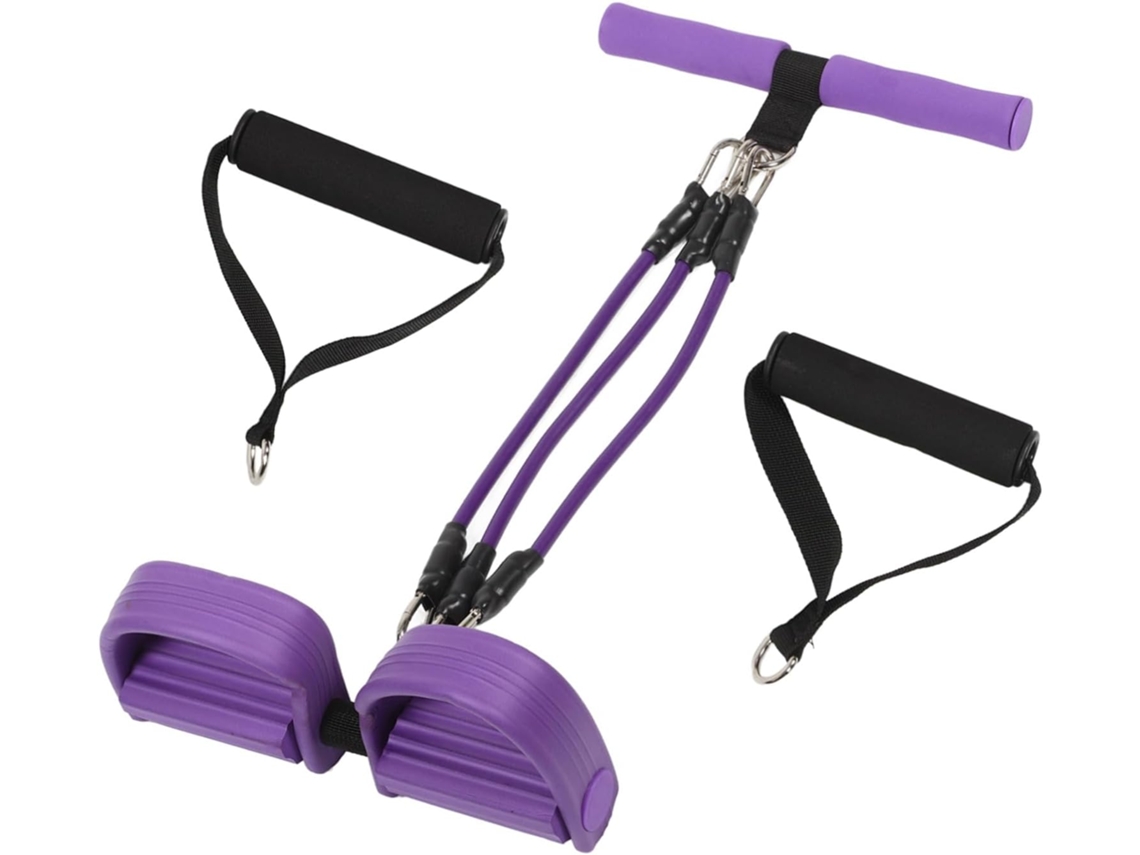 Pedal De Resistência Multifuncional Com Corda Ajustável E Para Exercícios Pernas Abdômen Equipamento Leve Uso
