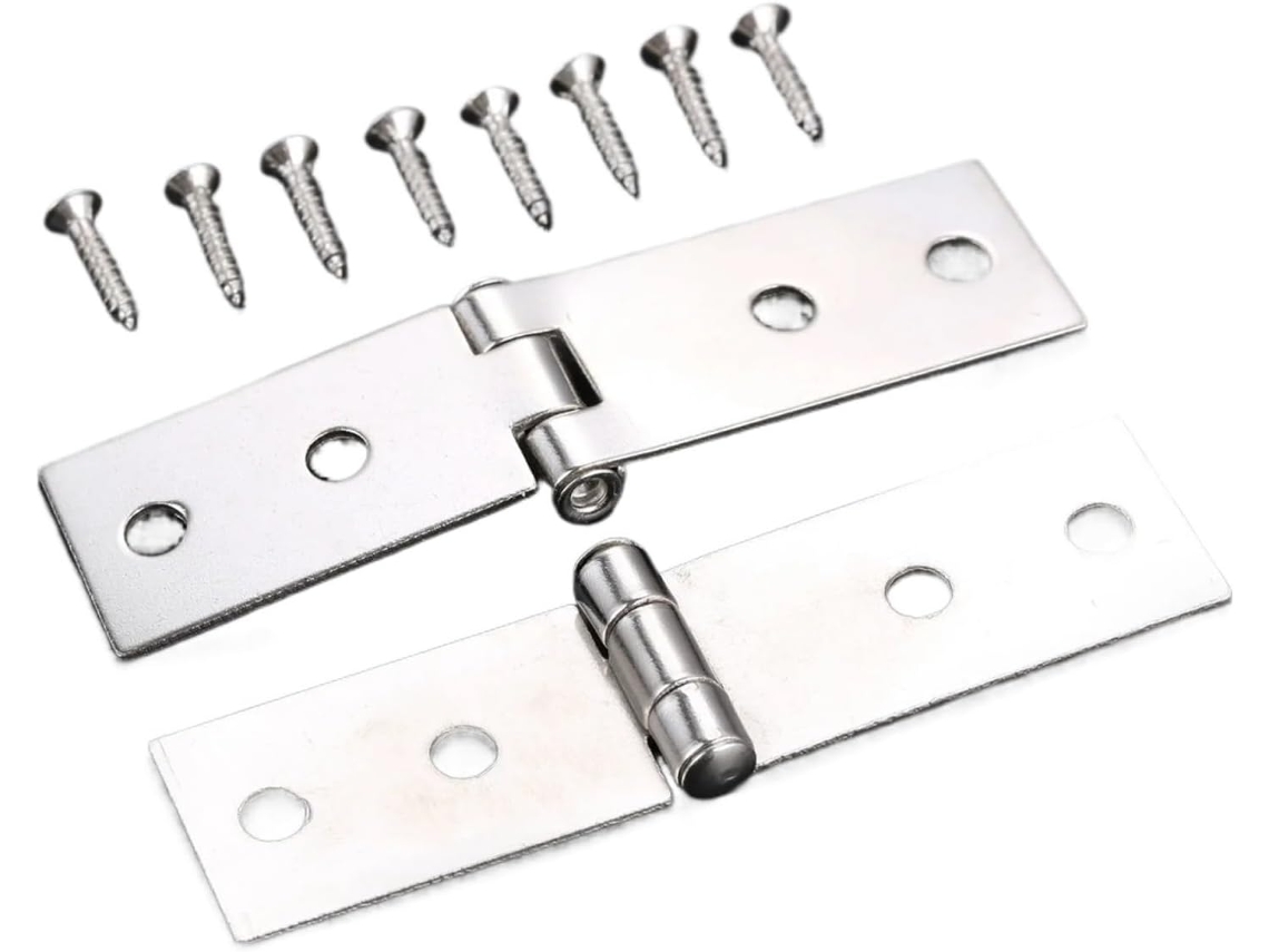Dobradiças De Porta Com Rolamento Esferas, Reforçadas, 2 Peças,