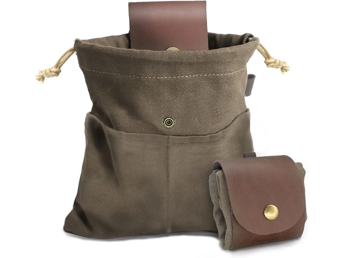 Mochila Dobrável E Resistente À Água Para Camping, Dimensões: 30 X 20 Cm (12 X 8 Polegadas), Com Cinto E Compatível Com Bushcraft, Lona