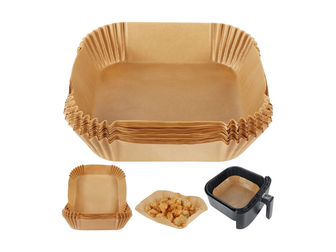 Papel Manteiga Descartável Para Fritadeira A Ar, Resistente À Gordura, Adequado Para Todos Os Tipos De Fritadeiras