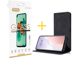 Capa + Película para Samsung Galaxy S21 FE 5G ACCETEL Preto