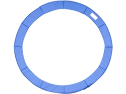 Capa de Proteção Elástica PVC e Espuma de EPE cor Azul Ø366 cm HOMCOM