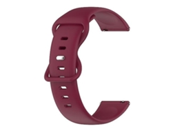 Lurelia Pulseira De Relógio Silicone Bordô 20 Mm, Compatível Com Garmin Vivomove