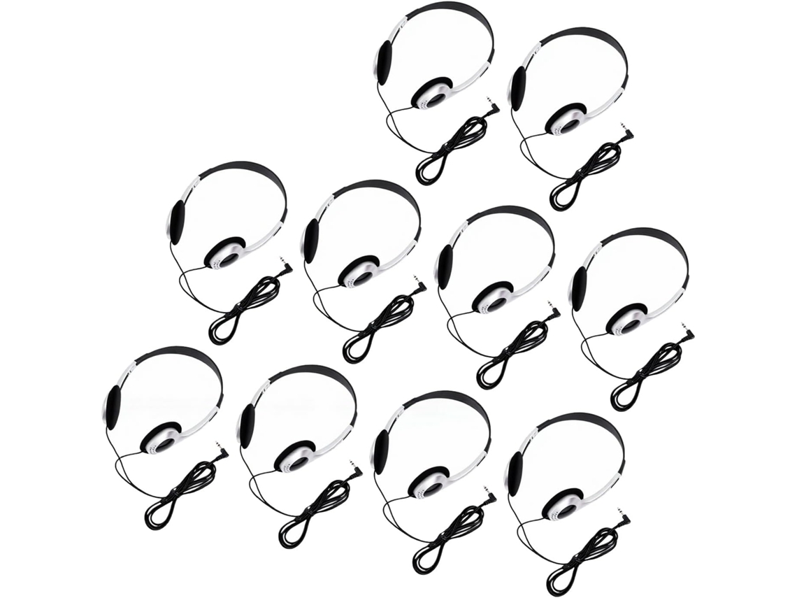 Ensemble D ' Écouteurs De Classe En Vrac, Paquet De 10, Filaires Supra - Auriculaires Pour Étudiants,