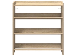 Shoe Rack, Shoe Racks Vidaxl Marrom Madeira Processada (n/a)