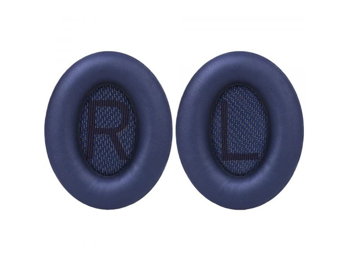 Almofadas Zruxe Para Bose Quietcomfort Qc2, Qc15, Qc25, Qc35, Qc35 Ii, Ae2, Ae2i, Ae2w, Soundtrue, Soundlink, Over-ear, Azul, Pele Ecologica