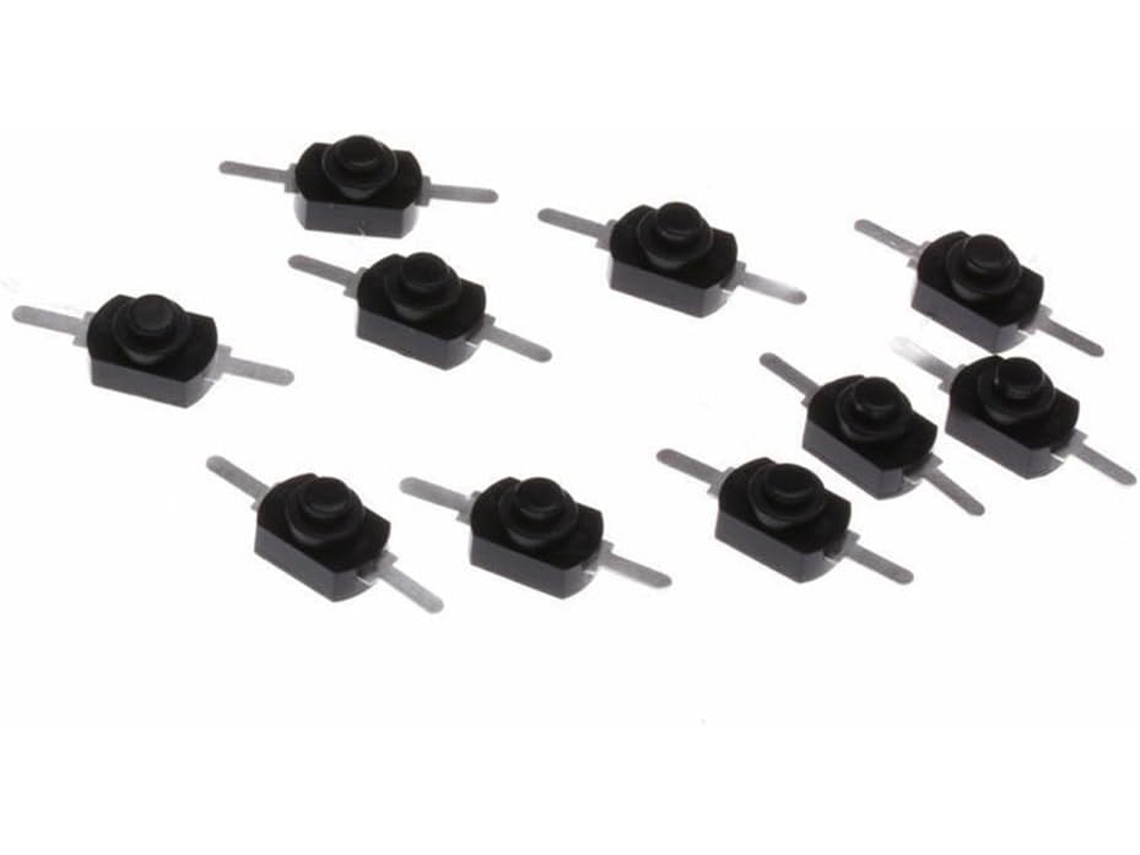 Interruptor De Botão Pressão 1a, 30v Cc, 250v Para Controle De Energia Em Dispositivos E Projetos Elétricos