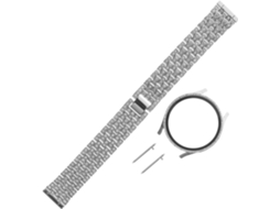 Pulseira De Relógio Com Strass, Metal E Capa Protetora Compatíveis