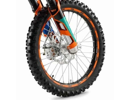 Juego De Adhesivos De Llantas Naranja Moto